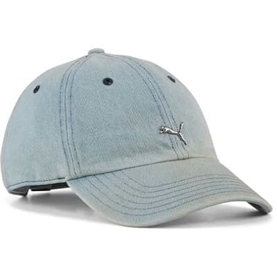 Puma Erwachsene Wardrobe ESS Metal Dad Cap OneSize, Faded Denim Blue Puma Erwachsene Wardrobe ESS Metal Dad Cap OneSize, Faded Denim Blue