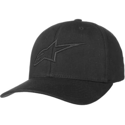 Alpinestars Ageless Curve Hat Baseballkappe Herren mit vorgebogenem Schirm und inneres Band auf originaler Flexfit Stoff Alpinestars Ageless Curve Hat Baseballkappe Herren mit vorgebogenem Schirm und inneres Band auf originaler Flexfit Stoff