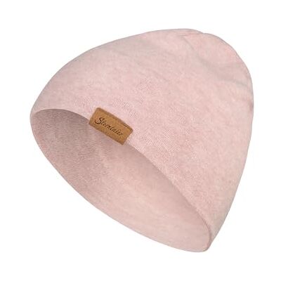 Sterntaler Beanie aus Melange Viskose-Mischgewebe kuschelige Mädchen Mütze mit Zwei Tragevarianten bequem und stylisch puderrosa Melange, Größe 45 Sterntaler Beanie aus Melange Viskose-Mischgewebe kuschelige Mädchen Mütze mit Zwei Tragevarianten bequem und stylisch puderrosa Melange, Größe 45