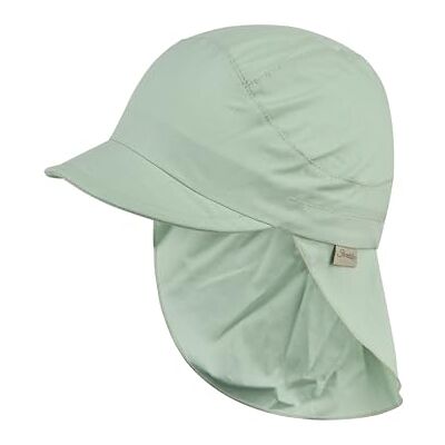 Sterntaler Schirmmütze Nackenschutz Basic – Leichte Kindermütze aus Bio-UV-Popeline mit Nackenschutz, UV-Schutz 50+, Eisgrün, Größe 53 Sterntaler Schirmmütze Nackenschutz Basic – Leichte Kindermütze aus Bio-UV-Popeline mit Nackenschutz, UV-Schutz 50+, Eisgrün, Größe 53