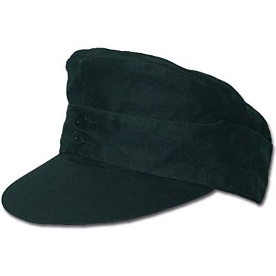 Mil-Tec Herren M43 moleskin Beanie M tze, Schwarz, S EU Mil-Tec Herren M43 moleskin Beanie M tze, Schwarz, S EU