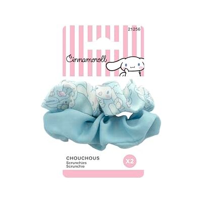 Hello Kitty Haargummi, 2 Stück, CINNAMOROLL – Offizielles Sanrio-Produkt Hello Kitty Haargummi, 2 Stück, CINNAMOROLL – Offizielles Sanrio-Produkt