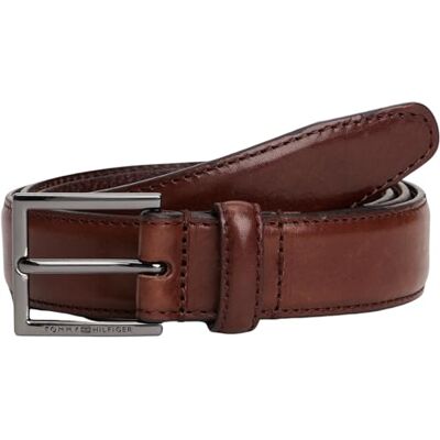 Tommy Hilfiger Herren Gürtel Hudson 3,0 cm Ledergürtel, Braun (Coffee Bean), 100 cm Tommy Hilfiger Herren Gürtel Hudson 3,0 cm Ledergürtel, Braun (Coffee Bean), 100 cm