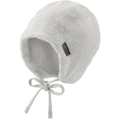 Sterntaler Mütze aus Teddyflausch Unisex Babymütze mit angeschnittenen Ohrenklappen und Bindeband warme Beanie, gefüttert mit Baumwollfleece Erstlingsmütze Ecru, 41 Sterntaler Mütze aus Teddyflausch Unisex Babymütze mit angeschnittenen Ohrenklappen und Bindeband warme Beanie, gefüttert mit Baumwollfleece Erstlingsmütze Ecru, 41