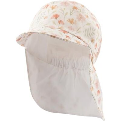 Sterntaler Schirmmütze Nacken floral Mädchen Mütze aus Baumwolle mit Blumen Baby- und Kinder Sommerhut mit Futter aus Batist (Bio)- Kopfbedeckung mit bequemem Gummiband im Nacken Ecru, Größe 51 Sterntaler Schirmmütze Nacken floral Mädchen Mütze aus Baumwolle mit Blumen Baby- und Kinder Sommerhut mit Futter aus Batist (Bio)- Kopfbedeckung mit bequemem Gummiband im Nacken Ecru, Größe 51