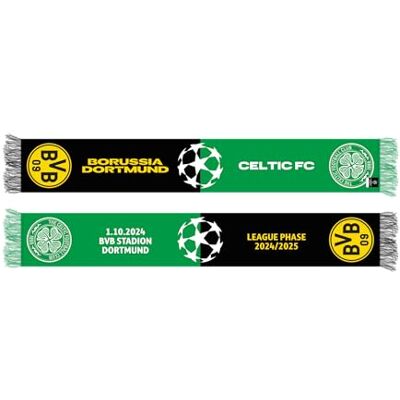 Dortmund BVB Schal UCL Heim vs. Celtic Glasgow Dortmund BVB Schal UCL Heim vs. Celtic Glasgow