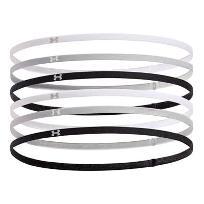 Under Armour Mini Elastic 6PK Stirnband Damen schwarz, OSFM Damen Under Armour Mini Elastic 6PK Stirnband Damen schwarz, OSFM Damen