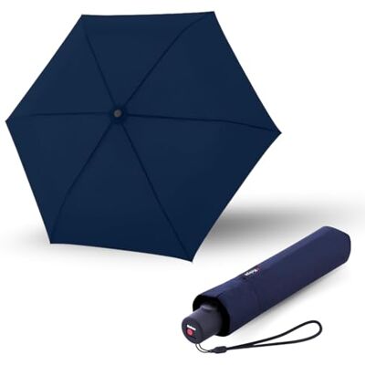 Knirps Regenschirm C.250 Light Duomatic Navy mit Schirmtasche I Taschenregenschirm mit Duomatic-Funktion I Auf-Zu-Automatik I Taschenschirm mit Drucktaste I Regenschirm automatisch & leicht Knirps Regenschirm C.250 Light Duomatic Navy mit Schirmtasche I Taschenregenschirm mit Duomatic-Funktion I Auf-Zu-Automatik I Taschenschirm mit Drucktaste I Regenschirm automatisch & leicht