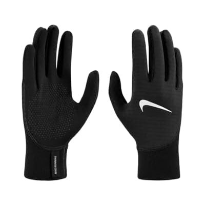 NIKE Herren Therma-Fit Pacer Sphere Midweight Running Gloves Laufhandschuhe Winter Training warm, Black/Black/Silver, XL NIKE Herren Therma-Fit Pacer Sphere Midweight Running Gloves Laufhandschuhe Winter Training warm, Black/Black/Silver, XL