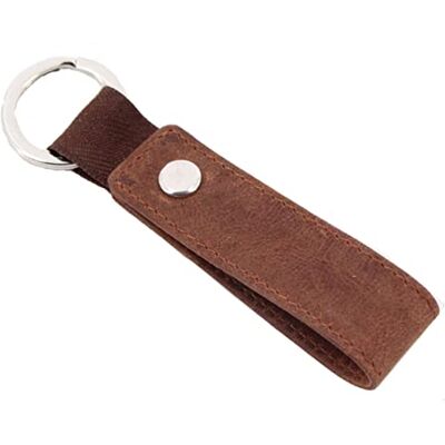 Roberto Romano 48221 Schlüsselanhänger, Schlüssel-Organizer aus Hunter Leder, Anhänger für Schlüsselbund, Keychain mit Schlüsselring und Metall Applikation, für Damen und Herren, Braun/Silber Roberto Romano 48221 Schlüsselanhänger, Schlüssel-Organizer aus Hunter Leder, Anhänger für Schlüsselbund, Keychain mit Schlüsselring und Metall Applikation, für Damen und Herren, Braun/Silber