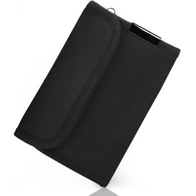 VINATO RFID-Blocker Slim Wallet für Herren – Klappbare Geldbörse mit Münzfach & Handgelenkband, Nylon Kartenetui für Reisen und Alltag, Schwarz VINATO RFID-Blocker Slim Wallet für Herren – Klappbare Geldbörse mit Münzfach & Handgelenkband, Nylon Kartenetui für Reisen und Alltag, Schwarz
