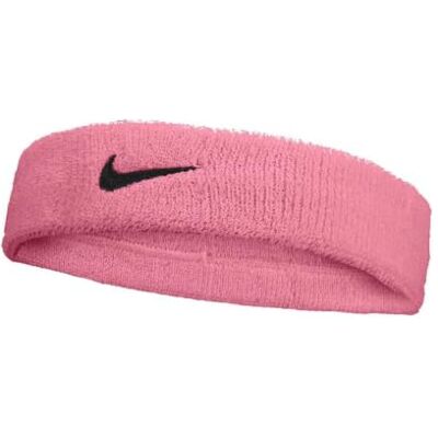 NIKE Swoosh Classic Headband Stirnband Running Fitness Training Sport Haarband, Peony/Black, One Size NIKE Swoosh Classic Headband Stirnband Running Fitness Training Sport Haarband, Peony/Black, One Size