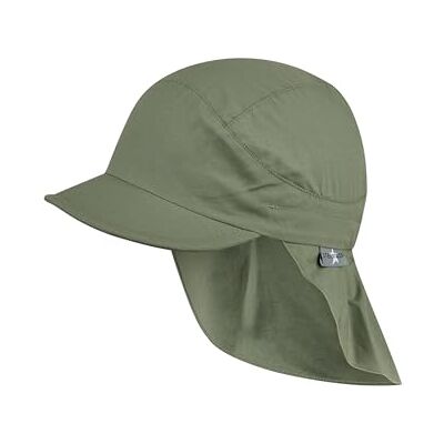 Sterntaler Schirmmütze Nacken Basic Unisex Baby- und Kinder Mütze mit Nackenschutz UV-Schutz 50+ Hut aus Popeline (Bio) leichte Sommer Kopfbedeckung mit Gummiband mattgrün, Größe 55 Sterntaler Schirmmütze Nacken Basic Unisex Baby- und Kinder Mütze mit Nackenschutz UV-Schutz 50+ Hut aus Popeline (Bio) leichte Sommer Kopfbedeckung mit Gummiband mattgrün, Größe 55