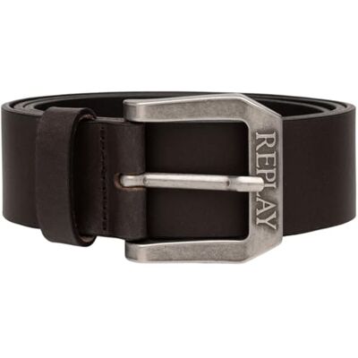 Replay Herren Gürtel aus Leder, Black Brown 128 (Braun), 95 Replay Herren Gürtel aus Leder, Black Brown 128 (Braun), 95