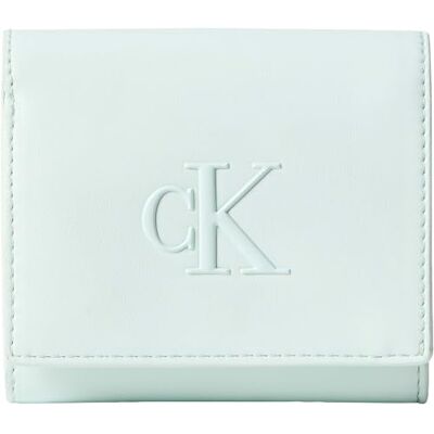 Calvin Damen Geldbörse Bold Medium Bifold Klein, Türkis (Whispering Blue), Einheitsgröße Calvin Damen Geldbörse Bold Medium Bifold Klein, Türkis (Whispering Blue), Einheitsgröße
