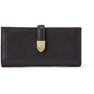 Amazon Essentials Damen Geldbörse aus Leder, Mehrere Fächer, Reißverschluss, Dunkelbraun, Einheitsgröße Amazon Essentials Damen Geldbörse aus Leder, Mehrere Fächer, Reißverschluss, Dunkelbraun, Einheitsgröße