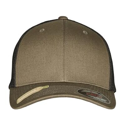 Flexfit Trucker Trucker Recycled Mesh Olive/Black, L/XL Flexfit Trucker Trucker Recycled Mesh Olive/Black, L/XL