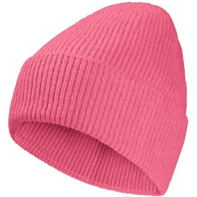 Jack Wolfskin Unisex Fuzzy Beanie-Mütze, Bubblegum, S EU Jack Wolfskin Unisex Fuzzy Beanie-Mütze, Bubblegum, S EU