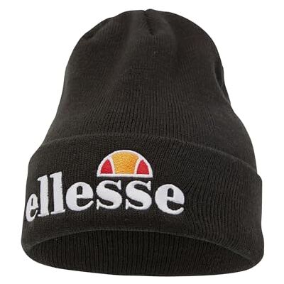Ellesse Velly Beanie Mütze Herren und Damen, Schwarz, Einheitsgröße Ellesse Velly Beanie Mütze Herren und Damen, Schwarz, Einheitsgröße