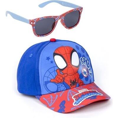 CERDÁ LIFE'S LITTLE MOMENTS Spiderman-Kappe und -Brille, Unisex, für Kinder, originelles Design, verstellbar und leicht, ideal für den Sommer und als Sonnenschutz CERDÁ LIFE'S LITTLE MOMENTS Spiderman-Kappe und -Brille, Unisex, für Kinder, originelles Design, verstellbar und leicht, ideal für den Sommer und als Sonnenschutz