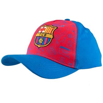 Hy-Pro Offiziell lizenziert Barcelona Baseballkappe & Cap – Hochwertige Sporthüte und Kappe mit verstellbarem Riemen, Sportfan-Zubehör – Stylische rot-Blaue Fußball-Cap für Kinder, 54cm Hy-Pro Offiziell lizenziert Barcelona Baseballkappe & Cap – Hochwertige Sporthüte und Kappe mit verstellbarem Riemen, Sportfan-Zubehör – Stylische rot-Blaue Fußball-Cap für Kinder, 54cm