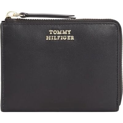 Tommy Hilfiger Damen Geldbörse Klein, Schwarz (Black), Einheitsgröße Tommy Hilfiger Damen Geldbörse Klein, Schwarz (Black), Einheitsgröße