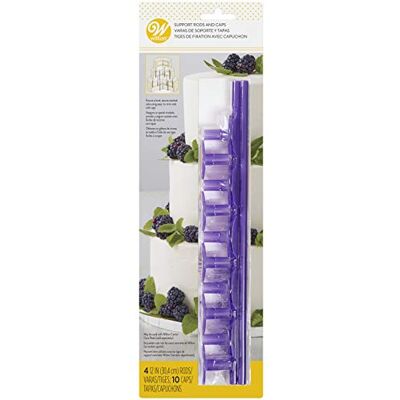 Wilton Plastic Support Rods and Caps Kuchenstützen und -Kappen aus Kunststoff, Tortenstützen für Mehrstöckige Kuchen Dübelstangen Gestufte Gestapelte Kuchen Hochzeit Gebursttag 14 Stück Wilton Plastic Support Rods and Caps Kuchenstützen und -Kappen aus Kunststoff, Tortenstützen für Mehrstöckige Kuchen Dübelstangen Gestufte Gestapelte Kuchen Hochzeit Gebursttag 14 Stück