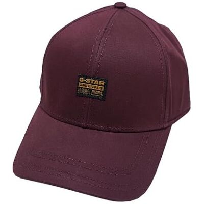 G-STAR Herren Originals Baseball Cap, Rot (dk Port red D03219-D715-9823), PC G-STAR Herren Originals Baseball Cap, Rot (dk Port red D03219-D715-9823), PC