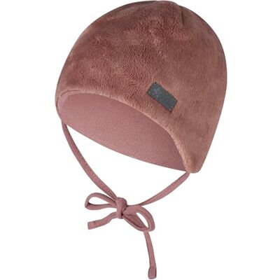 Sterntaler Mütze aus Teddyflausch – Mädchen Babymütze mit angeschnittenen Ohrenklappen und Bindeband – warme Beanie, gefüttert mit Baumwollfleece – Erstlingsmütze – Rosenholz, Größe 43 Sterntaler Mütze aus Teddyflausch – Mädchen Babymütze mit angeschnittenen Ohrenklappen und Bindeband – warme Beanie, gefüttert mit Baumwollfleece – Erstlingsmütze – Rosenholz, Größe 43