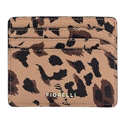 Fiorelli Marnie Kartenetui mit Geschenkbox, 6 Kartenfächer, Kunstleder, Leopardenmuster Fiorelli Marnie Kartenetui mit Geschenkbox, 6 Kartenfächer, Kunstleder, Leopardenmuster