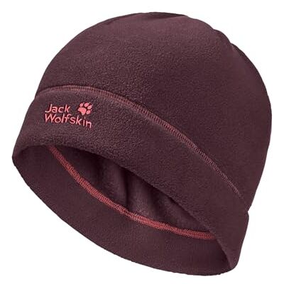 Jack Wolfskin Unisex Kinder Vertigo K Beanie-Mütze, Amaranth, Einheitsgröße EU Jack Wolfskin Unisex Kinder Vertigo K Beanie-Mütze, Amaranth, Einheitsgröße EU