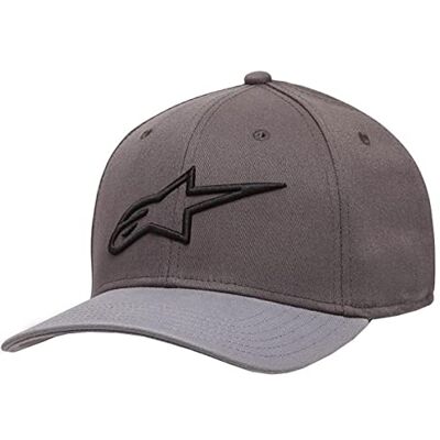 Alpinestars Ageless Curve Hat Baseballkappe Herren mit vorgebogenem Schirm und inneres Band auf originaler Flexfit Stoff Alpinestars Ageless Curve Hat Baseballkappe Herren mit vorgebogenem Schirm und inneres Band auf originaler Flexfit Stoff