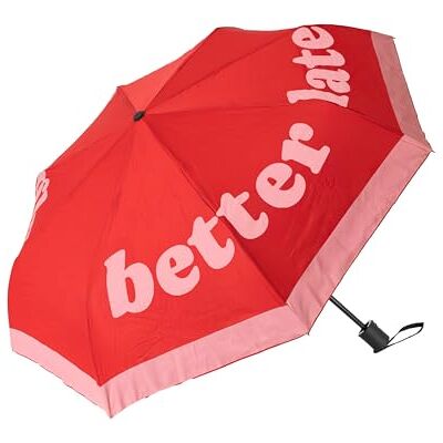 FISURA Original gestreifter Regenschirm für Damen, klein, automatisch, Reisegröße, winddicht, 96 cm Durchmesser, offen. (Better, rosa) FISURA Original gestreifter Regenschirm für Damen, klein, automatisch, Reisegröße, winddicht, 96 cm Durchmesser, offen. (Better, rosa)