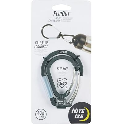NiteIze FlipOut™ Doppelkarabiner NiteIze FlipOut™ Doppelkarabiner