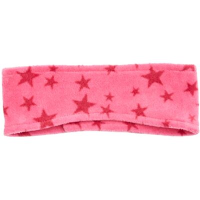 Playshoes Unisex Kinder Fleece-Stirnband Winter-Stirnband, pink Sterne, one size Playshoes Unisex Kinder Fleece-Stirnband Winter-Stirnband, pink Sterne, one size