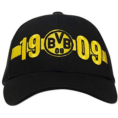 Dortmund Borussia Unisex Kids Exklusive Kollektion Kappe, Schwarz, Einheitsgröße EU Dortmund Borussia Unisex Kids Exklusive Kollektion Kappe, Schwarz, Einheitsgröße EU