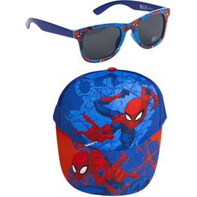 CERDÁ LIFE'S LITTLE MOMENTS Spiderman-Kappe und -Brille, Unisex, für Kinder, originelles Design, verstellbar und leicht, ideal für den Sommer und als Sonnenschutz CERDÁ LIFE'S LITTLE MOMENTS Spiderman-Kappe und -Brille, Unisex, für Kinder, originelles Design, verstellbar und leicht, ideal für den Sommer und als Sonnenschutz