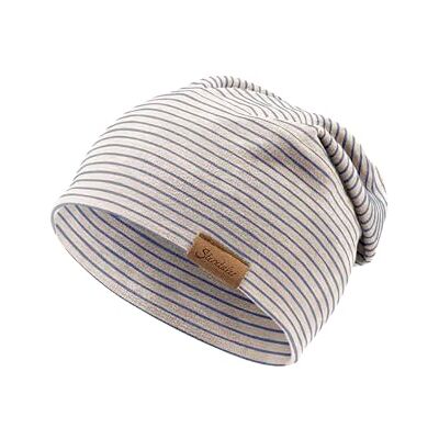 Sterntaler Beanie mit feinem Streifen Unisex Baby und Kinder Mütze aus weichem Microfleece Mütze mit und ohne Umschlag tragbar Übergangsmütze Kobaltblau, 47 Sterntaler Beanie mit feinem Streifen Unisex Baby und Kinder Mütze aus weichem Microfleece Mütze mit und ohne Umschlag tragbar Übergangsmütze Kobaltblau, 47