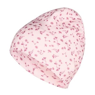 Sterntaler Beanie Blütenzweig – Baby Mütze mit floralem Print und Zwei Tragevarianten – Mädchen Übergangsmütze aus Soft Touch Jersey – weich und anschmiegsam lichtrosa, Größe 51 Sterntaler Beanie Blütenzweig – Baby Mütze mit floralem Print und Zwei Tragevarianten – Mädchen Übergangsmütze aus Soft Touch Jersey – weich und anschmiegsam lichtrosa, Größe 51
