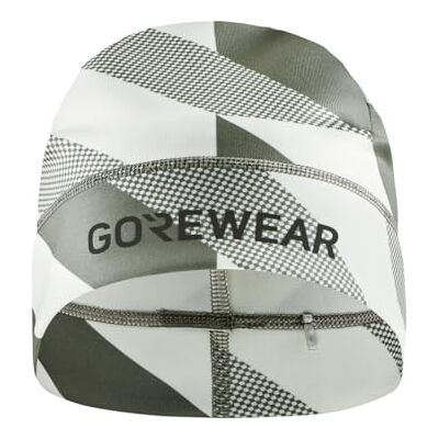 GORE WEAR Unisex Essence Light Beanie-Mütze, White/Lab Gray, Einheitsgröße EU GORE WEAR Unisex Essence Light Beanie-Mütze, White/Lab Gray, Einheitsgröße EU