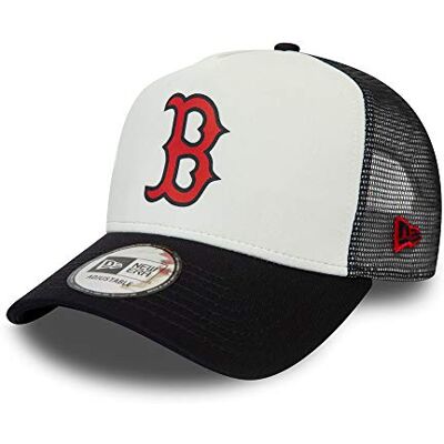 New Era Boston Red Sox Team Colour Block A-Frame Adjustable Trucker Cap One-Size New Era Boston Red Sox Team Colour Block A-Frame Adjustable Trucker Cap One-Size