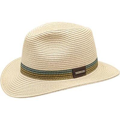 CHILLOUTS Manaus Hat Herren Sonnenhut Panama Hut Herren Sommer UV Schutz UPF50+, Strohhut Breite Krempe, Hochwertiger Sonnenhut Verstellbar, Natural, S-M CHILLOUTS Manaus Hat Herren Sonnenhut Panama Hut Herren Sommer UV Schutz UPF50+, Strohhut Breite Krempe, Hochwertiger Sonnenhut Verstellbar, Natural, S-M
