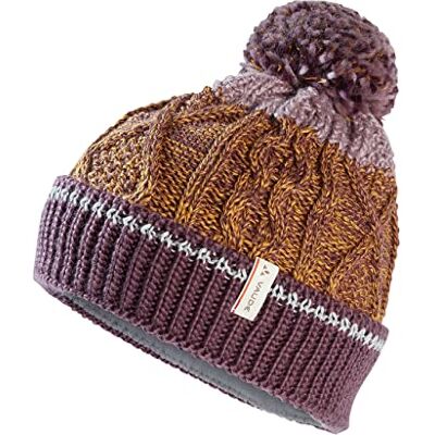 VAUDE Kinder Mütze Kids Cornua Beanie III, warm und elastisch, mit weichem Fleece-Innenfutter, BlackBerry, S VAUDE Kinder Mütze Kids Cornua Beanie III, warm und elastisch, mit weichem Fleece-Innenfutter, BlackBerry, S