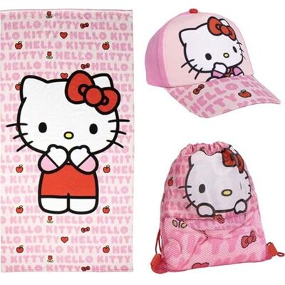 CERDÁ LIFE'S LITTLE MOMENTS Unisex Kinderkappe und-Brille, originelles Design, verstellbar und leicht, ideal für Sommer Sonnenschutz Baseballkappe, Toalla Gorra y Bolsa Hello Kitty, One Size CERDÁ LIFE'S LITTLE MOMENTS Unisex Kinderkappe und-Brille, originelles Design, verstellbar und leicht, ideal für Sommer Sonnenschutz Baseballkappe, Toalla Gorra y Bolsa Hello Kitty, One Size