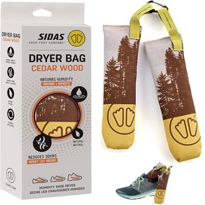 Sidas – Erwachsene Dryer Bag Cedar Wood Absorbiert Feuchtigkeit, Beseitigt schlechte Gerüche, natürlich Schuhtrockner, Wiederverwendbar, gelb, One Size Sidas – Erwachsene Dryer Bag Cedar Wood Absorbiert Feuchtigkeit, Beseitigt schlechte Gerüche, natürlich Schuhtrockner, Wiederverwendbar, gelb, One Size
