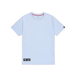 Alpha Herren Label Backprint T-Shirt, Artic Blue, M Alpha Herren Label Backprint T-Shirt, Artic Blue, M