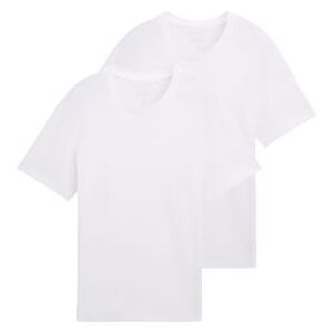 TOM TAILOR Herren Doppelpack T-Shirt mit Rundhals-Ausschnitt aus Baumwolle TOM TAILOR Herren Doppelpack T-Shirt mit Rundhals-Ausschnitt aus Baumwolle