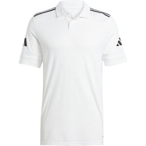 Adidas Herren Squadra25 Cotton Polo Shirt, White/Black, L Adidas Herren Squadra25 Cotton Polo Shirt, White/Black, L