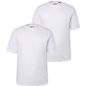 Men Plus Herren große Größen Übergrößen Menswear L-8XL T-Shirt, Basic, 2er-Pack, Halbarm, Rundhals schneeweiß XL 836285200-XL Men Plus Herren große Größen Übergrößen Menswear L-8XL T-Shirt, Basic, 2er-Pack, Halbarm, Rundhals schneeweiß XL 836285200-XL
