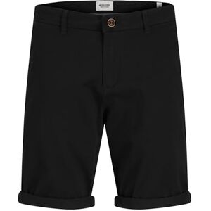 JACK & JONES Herren Chino Shorts Regular Fit 12165604,Schwarz,L JACK & JONES Herren Chino Shorts Regular Fit 12165604,Schwarz,L